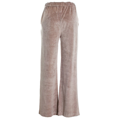 Velour Wide Leg Pant
