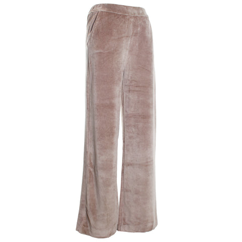 Velour Wide Leg Pant