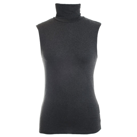 Soft Touch Sleeveless Turtleneck