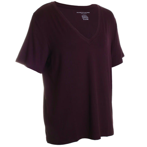 Soft Touch Short Sleeve Relaxed V-Neck