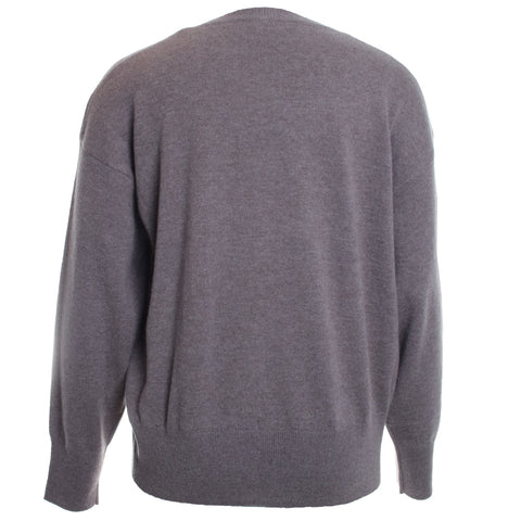Cashmere Seamless Long Sleeve V-Neck