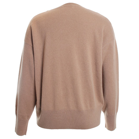 Cashmere Seamless Long Sleeve V-Neck