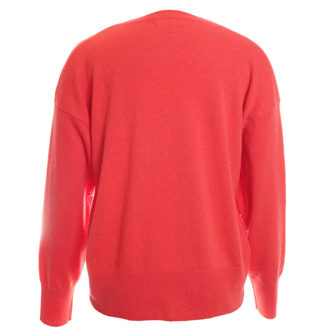 Cashmere Seamless Long Sleeve V-Neck
