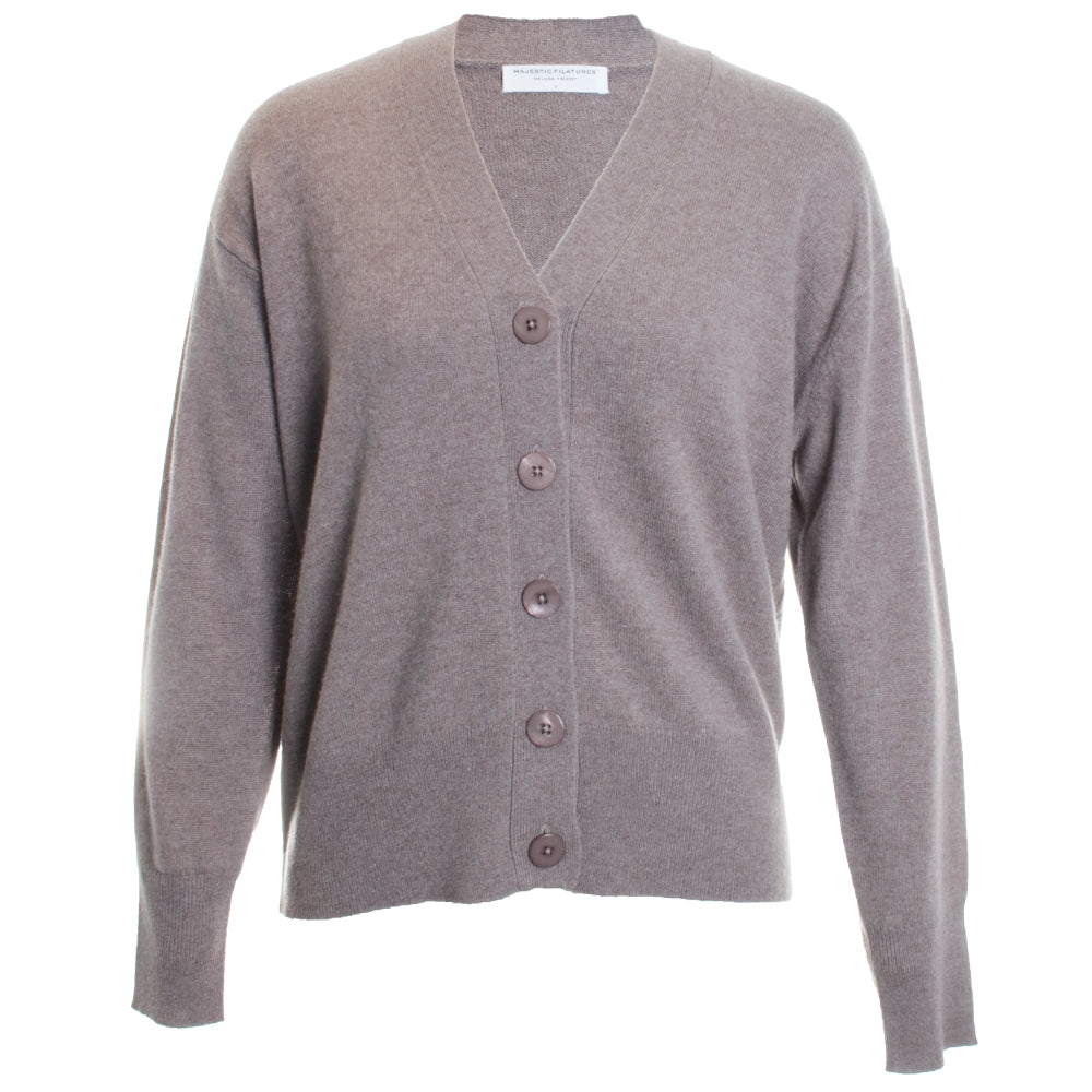 Cashmere Seamless V-Neck Cardigan