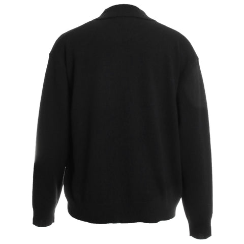 Cashmere Seamless Long Sleeve Polo