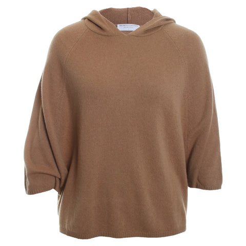 Cashmere Seamless 3/4 Sleeve Hoodie