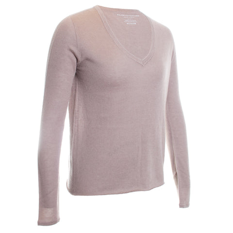 100% Machine Washable Cashmere Long Sleeve V-Neck
