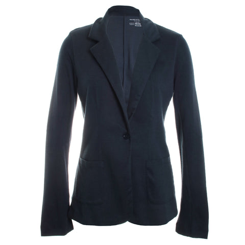 Organic Cotton Cashmere Double Face One Button Blazer