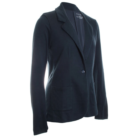 Organic Cotton Cashmere Double Face One Button Blazer
