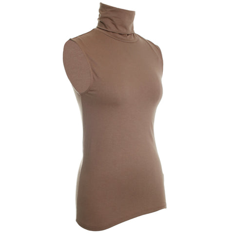 Soft Touch Sleeveless Turtleneck