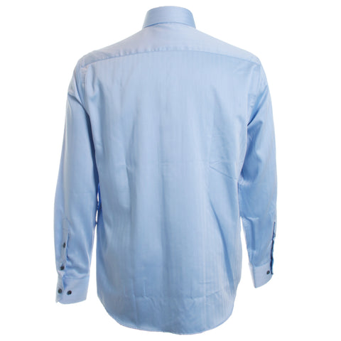 Blue Herringbone Shirt