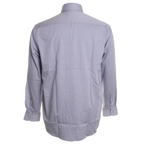 Plum Cocentric Roll Collar Shirt