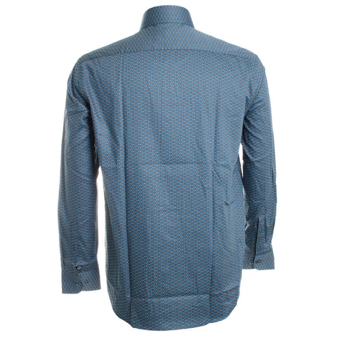 Ringley Indigo Roll Collar Shirt