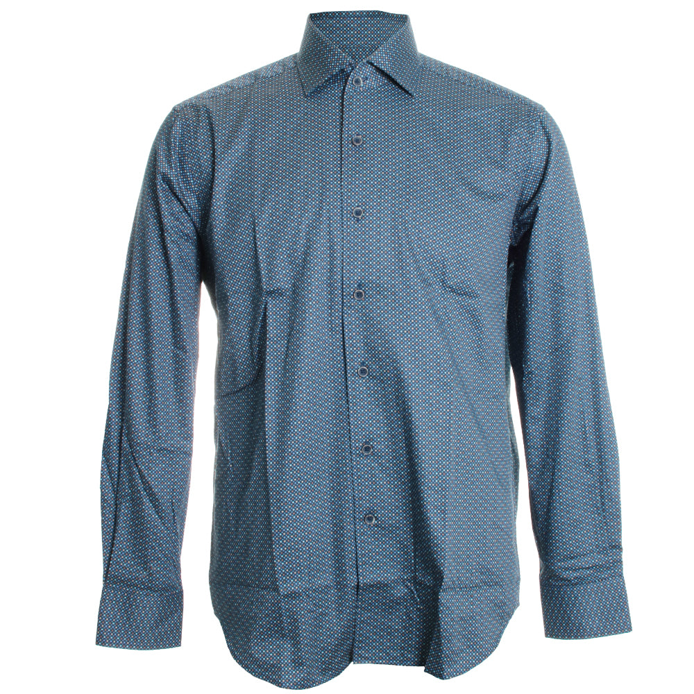 Ringley Indigo Roll Collar Shirt