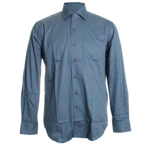 Ringley Indigo Roll Collar Shirt