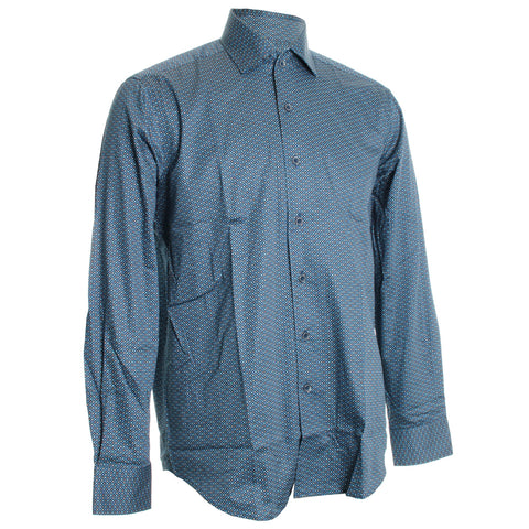 Ringley Indigo Roll Collar Shirt