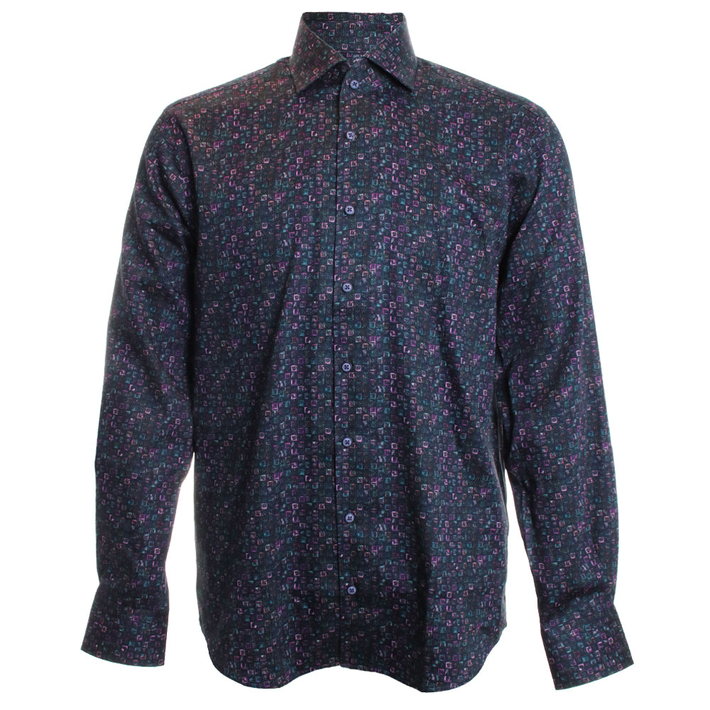 Teal Plum Square Shirt