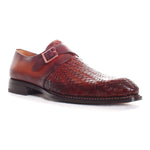 Temi Leather Monk Strap Shoes