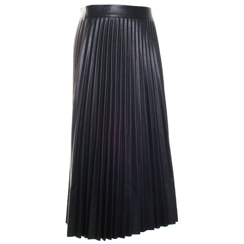 Rayla Vegan Leather Pleated Skirt