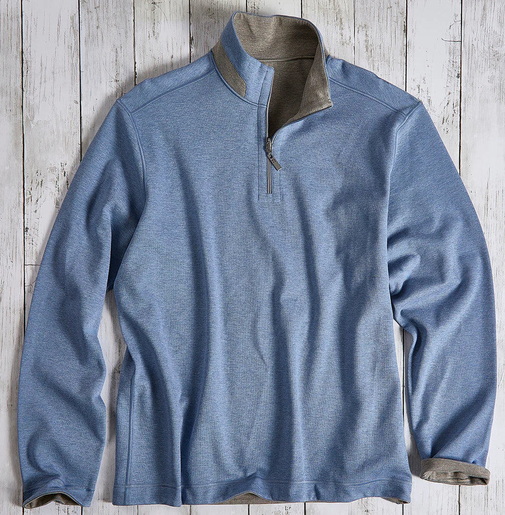 Textured Reversible 1/4 Zip