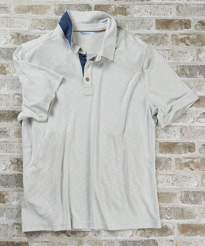 Waffle Slub Poly Polo
