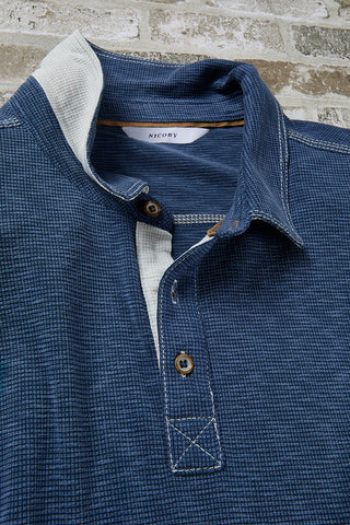 Waffle Slub Poly Polo