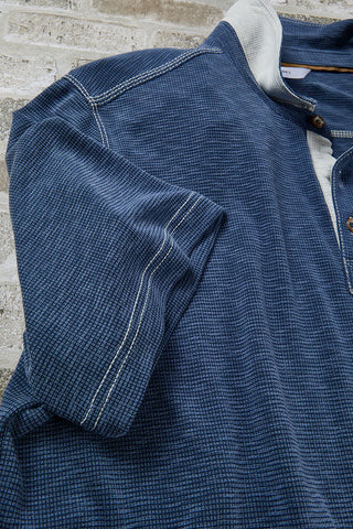 Waffle Slub Poly Polo