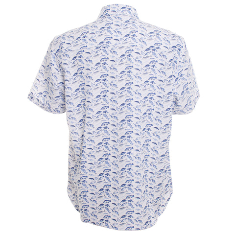 Fish Print Woven Shirt