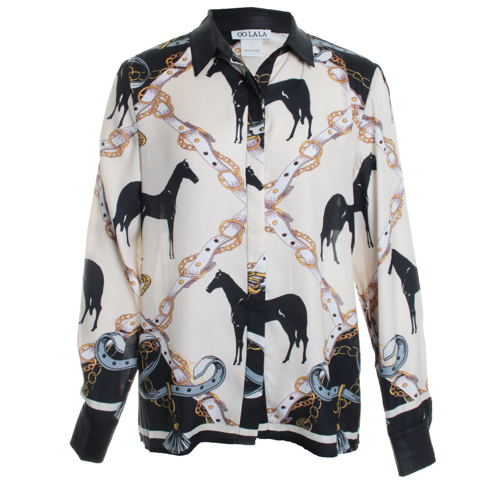 Equestrian Pleather Combo Jean