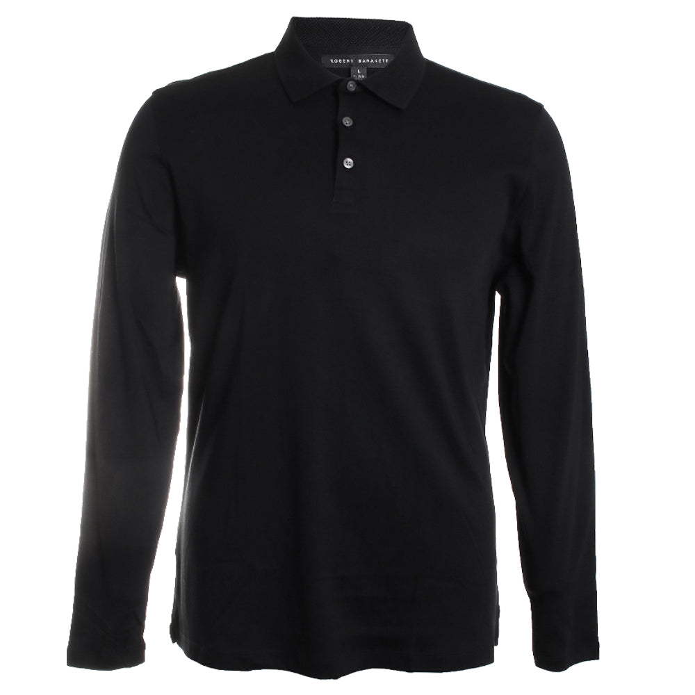 Georgia Long Sleeve Honeycomb Polo