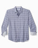 Barbados Breeze Playa Plaid Stretch-Linen Shirt