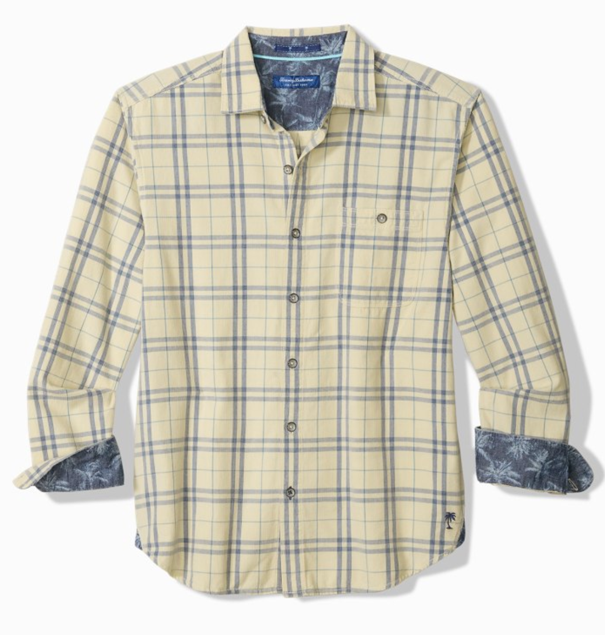 Coastline Cord Indigo Plaid
