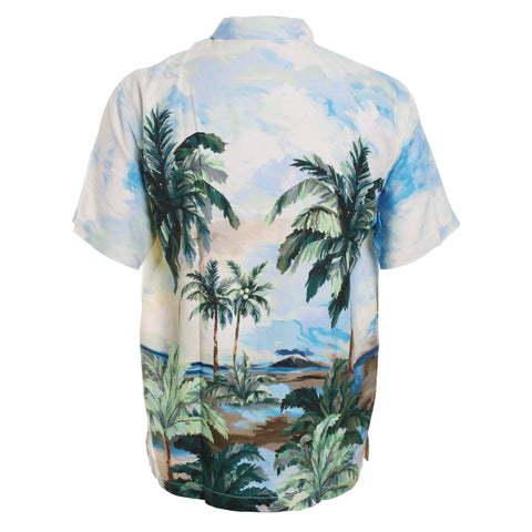 Palm Dreaming Button-Front Shirt
