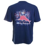 Red, White, and Marlin Tee