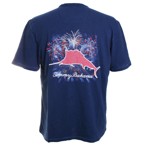 Red, White, and Marlin Tee