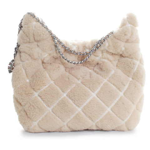 Fleming Shearling Mini Hobo