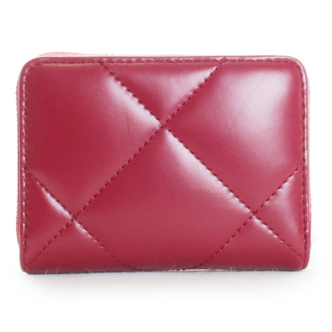 Kira Diamond Quilt Small Zip Around Wallet