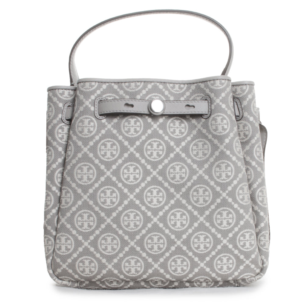Romy T Monogram Bucket Bag