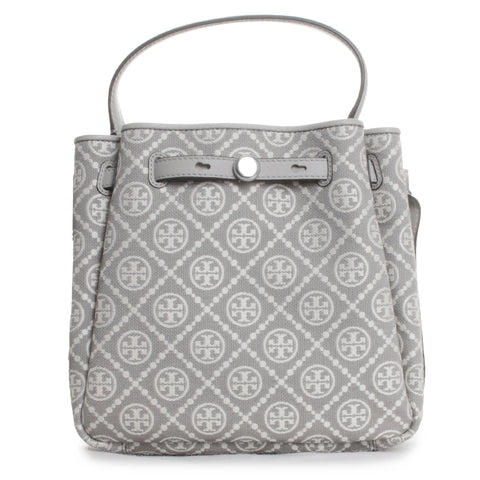Romy T Monogram Bucket Bag