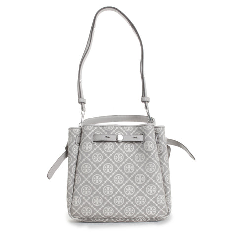 Romy T Monogram Bucket Bag