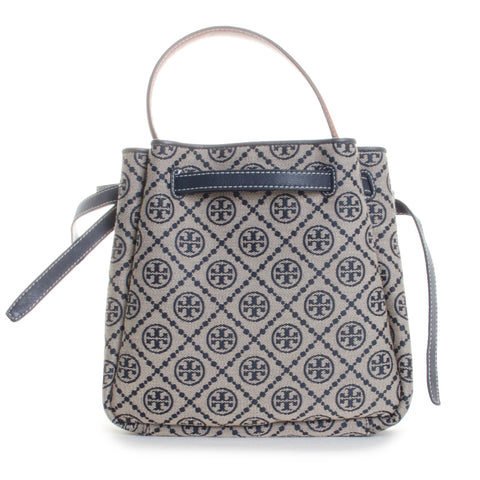 Romy T Monogram Bucket Bag