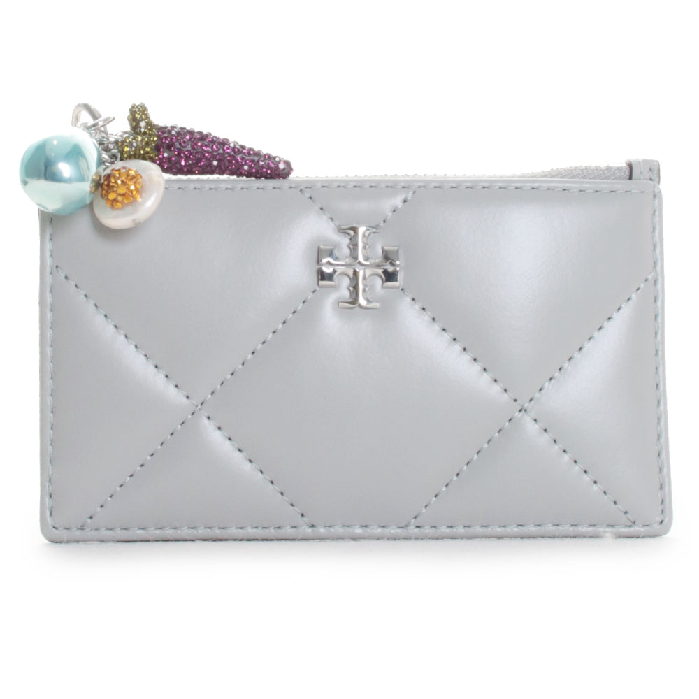 Kira Diamond Quilt Charm Zip Card Case