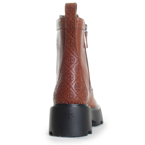 T Monogram Lug Ankle Boot 65mm