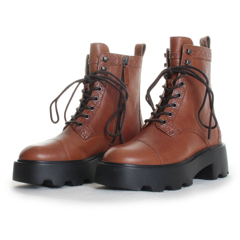 T Monogram Lug Ankle Boot 65mm