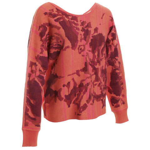 Wear 2 Ways Jacquard Sweater