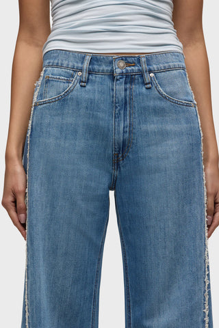 Jodie Loose Fit Wide Leg w/ Frayed Seams