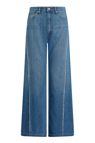 Jodie Loose Fit Wide Leg w/ Frayed Seams