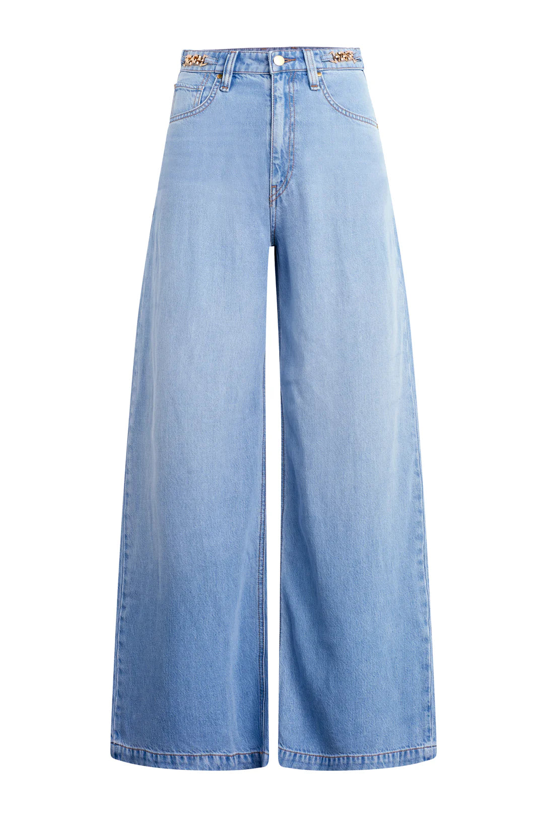 James High Rise Wide Leg w/ Accent Hardware