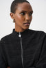 Zipper High Neck Top