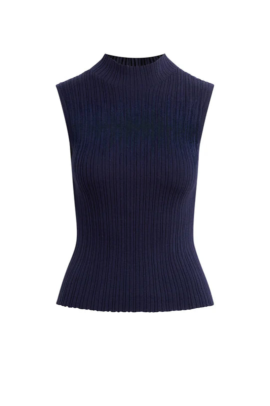 Mock Neck Sweater Tank